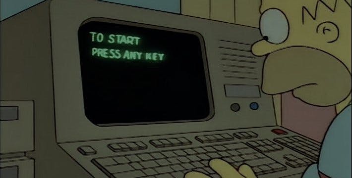 Simpsons Any Key